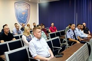 Representatives of the member states of the European Border and Coast Guard Agency – FRONTEX, visit the JRCC Larnaca