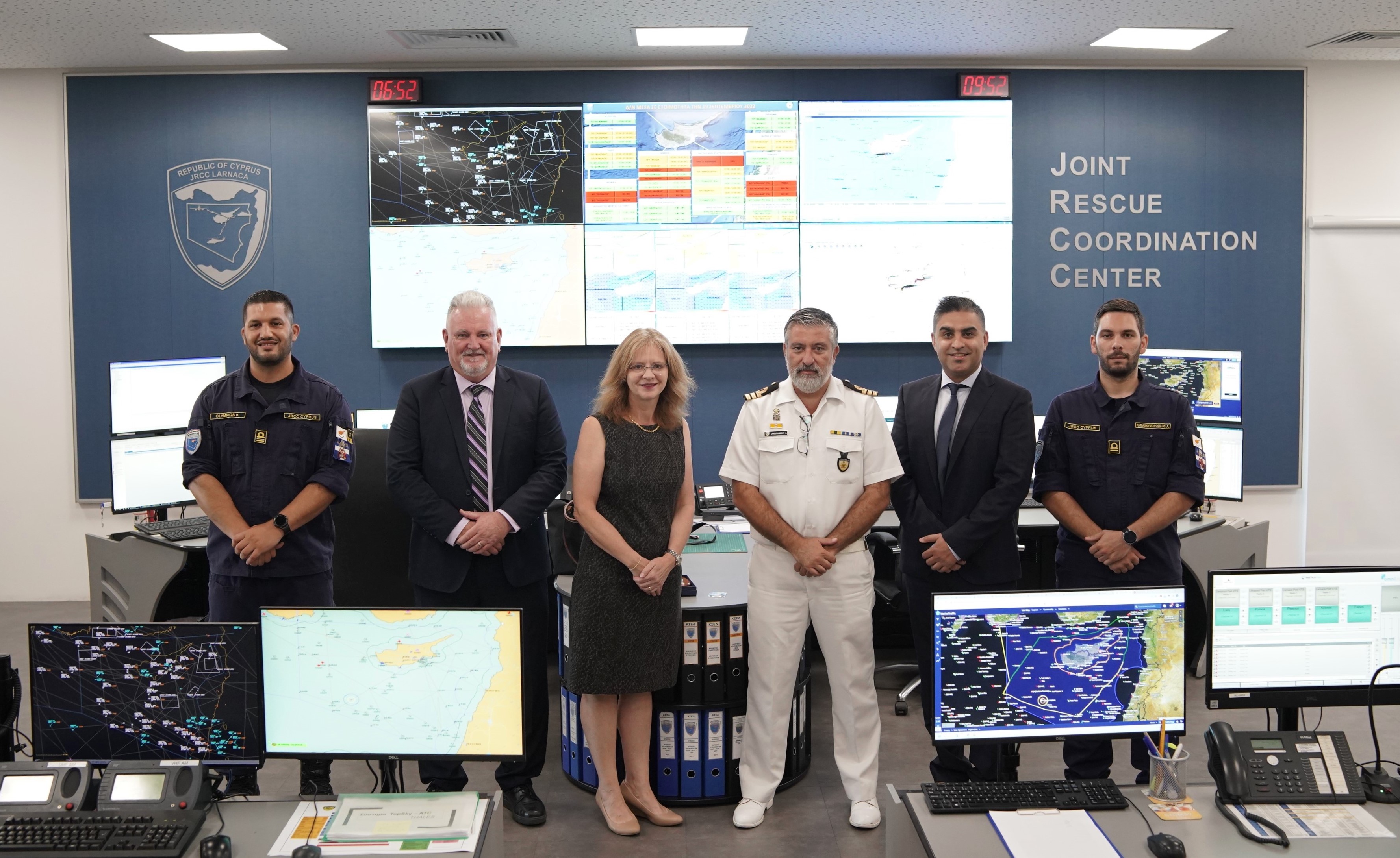 THE HIGH COMMISSIONER OF AUSTRALIA IN CYPRUS VISITS THE JRCC
