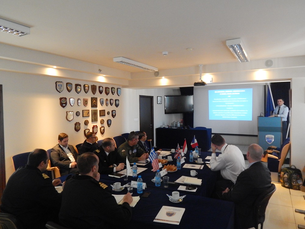 1st coordinating meeting of the 3rd Phase (SAR) of the Multinational Exercise «ARGONAUT - 2018» between the participating countries and the JRCC