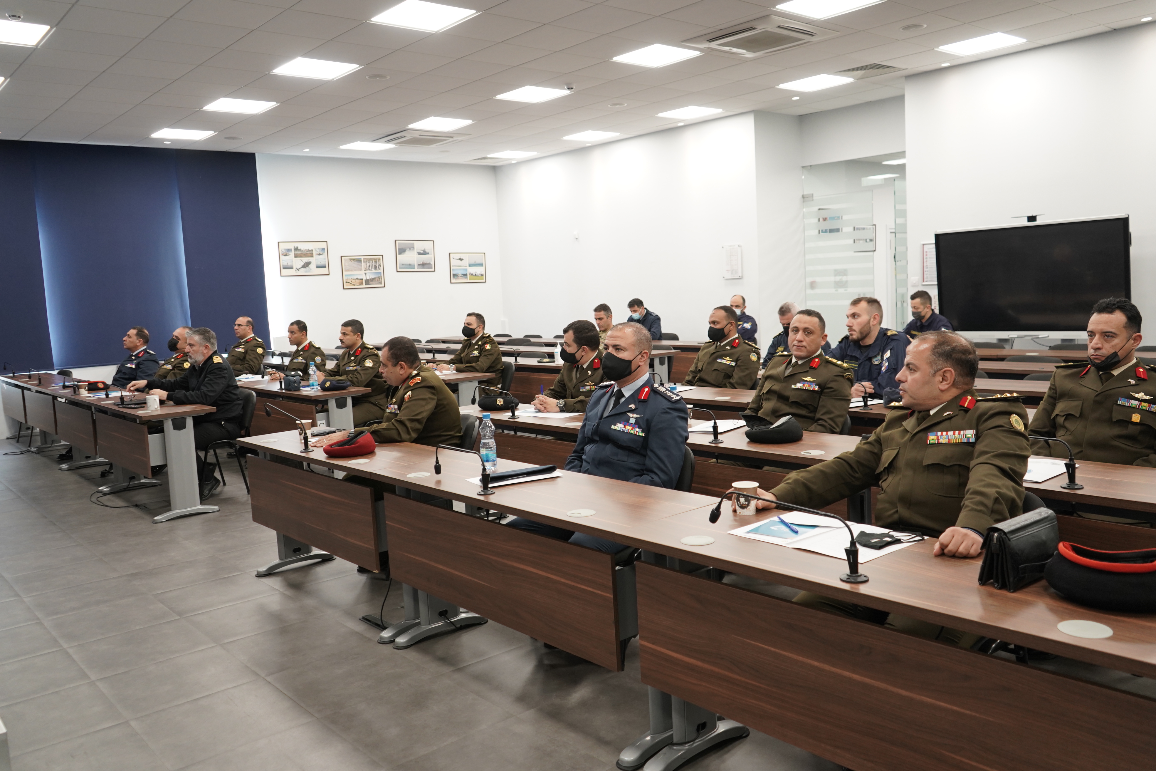 Visit of the Egyptian National Defence School (Nasser High Military Academy) delegation at the JRCC