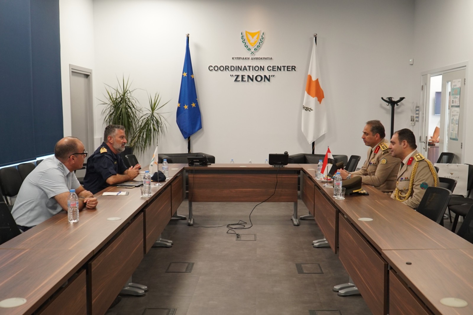 Visit to JRCC of the newly appointed Defense Attache of Egypt in Cyprus
