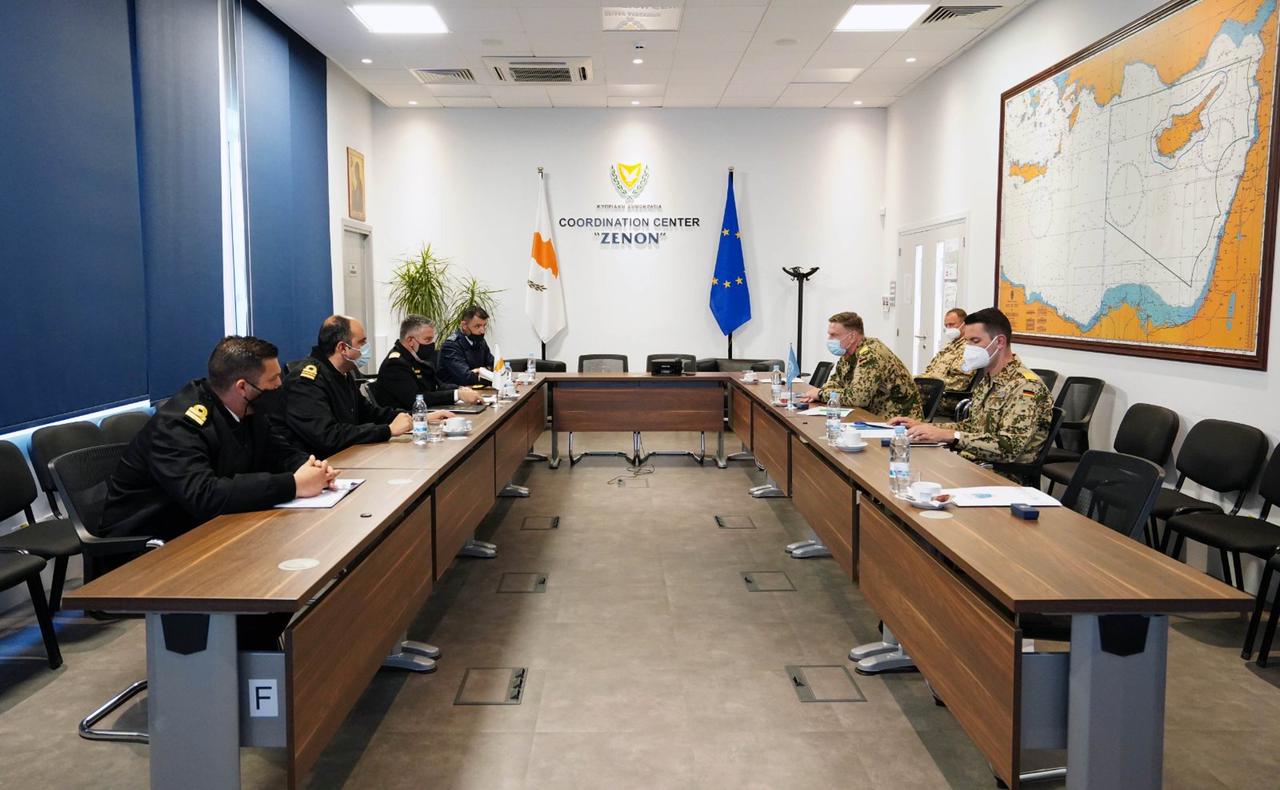 The Commander of the Maritime Task Force of the United Nations Interim Force in Lebanon (MTF-UNIFIL), visited the JRCC.