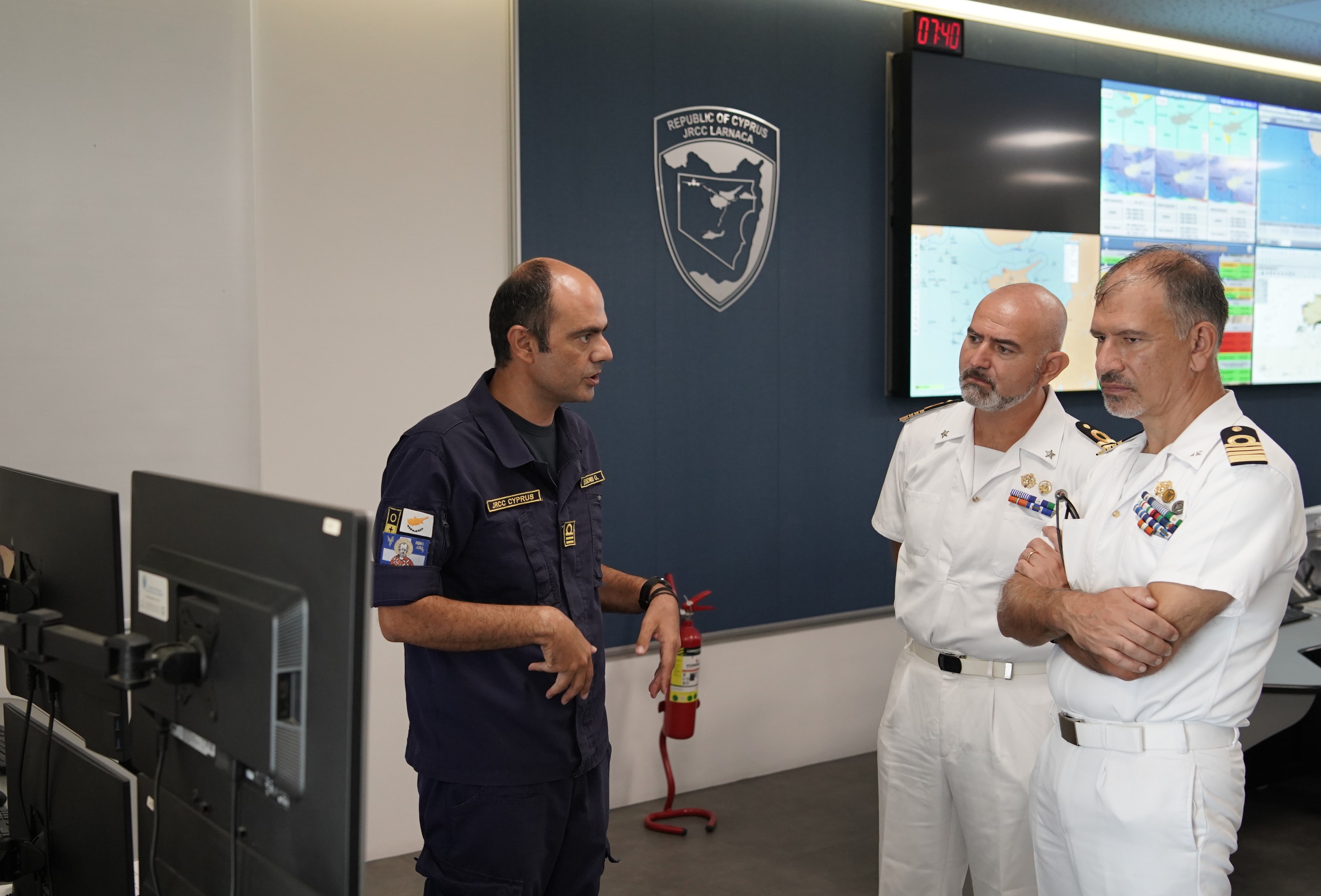 Informative visit of a delegation of the Petty Officer Academy of the Italian Navy to JRCC