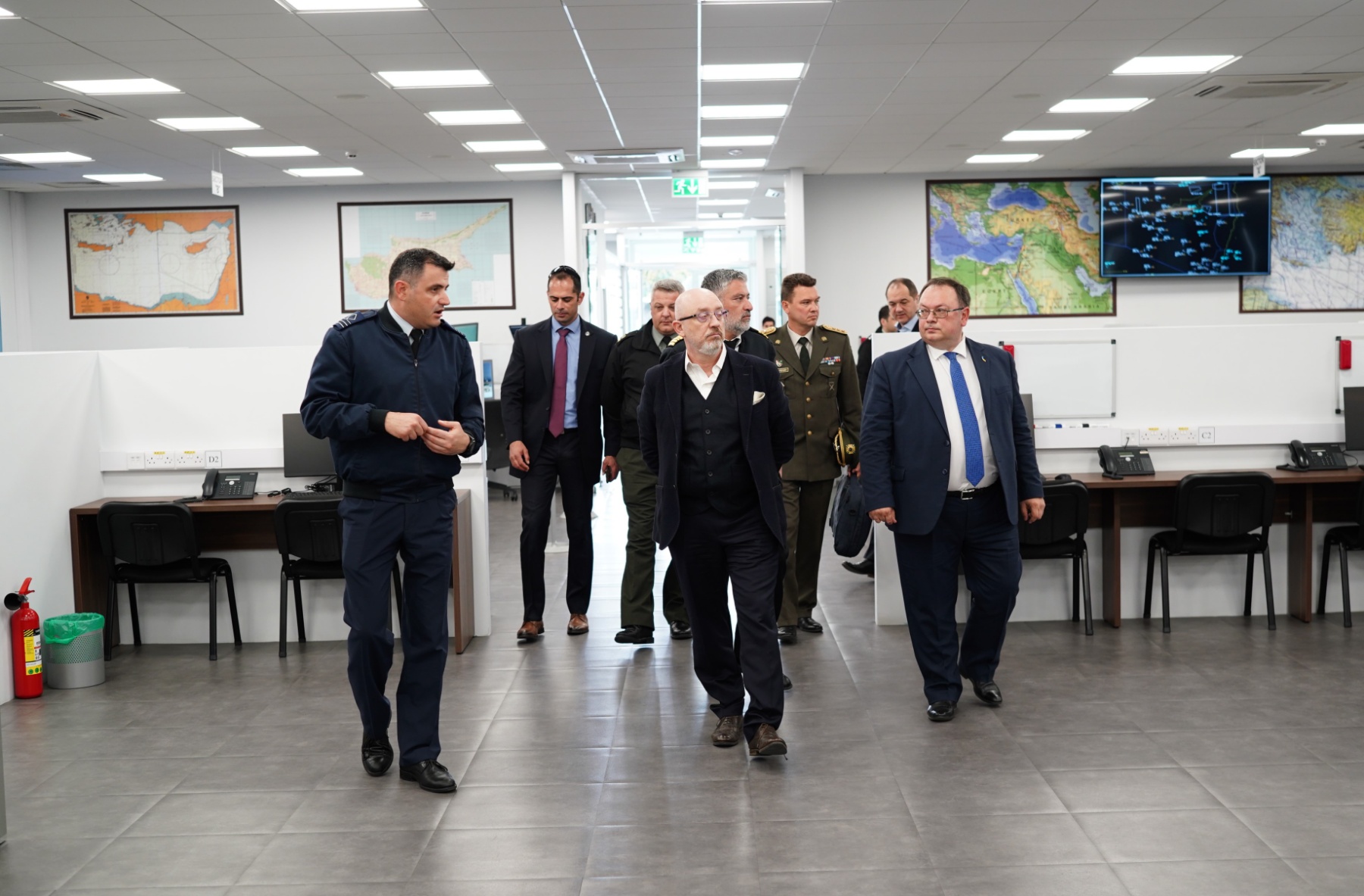 An informative visit to the JRCC, by the Minister of Defence of Ukraine