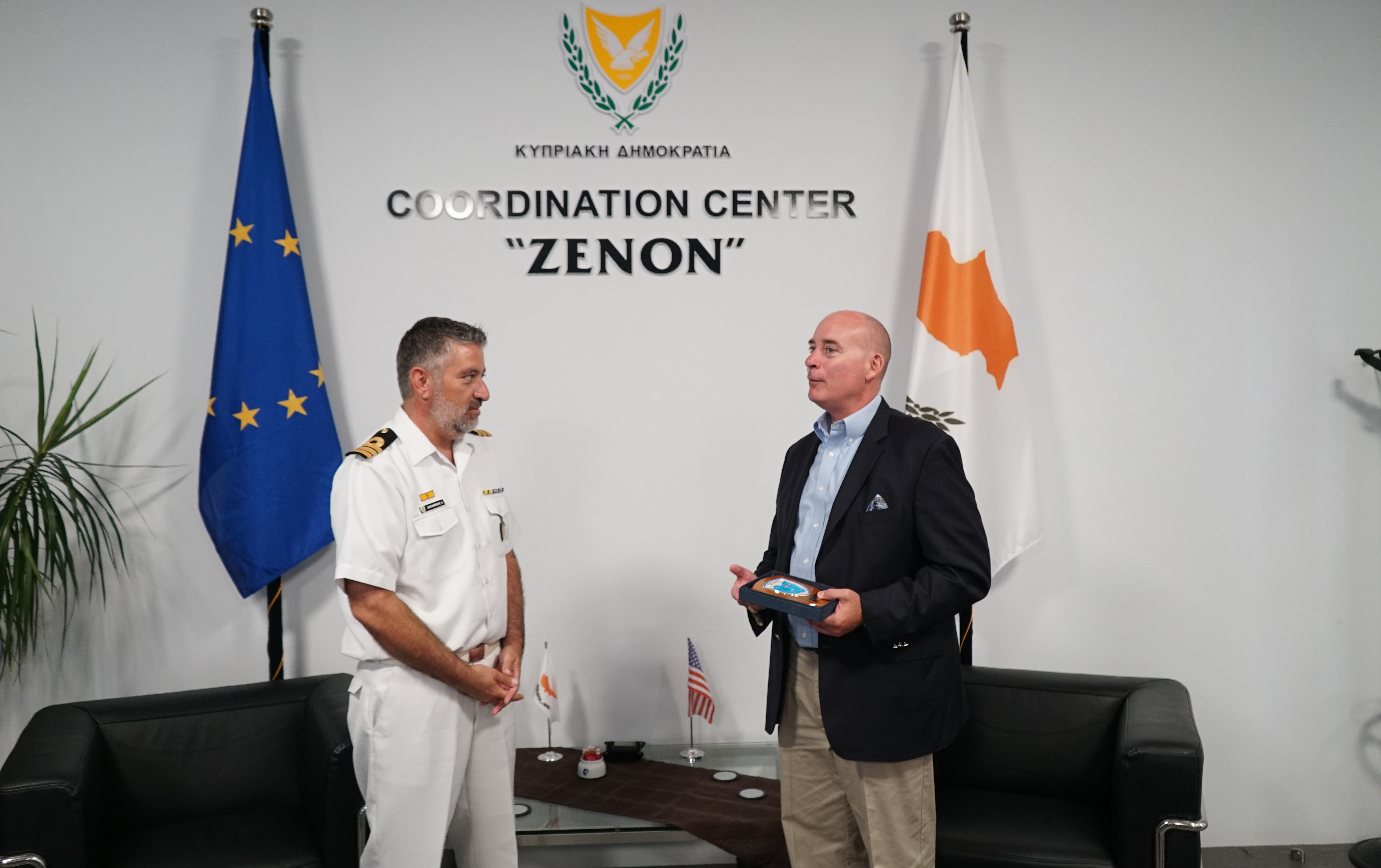 Visit to JRCC of the newly appointed Defense Attache of the United States of America in Cyprus