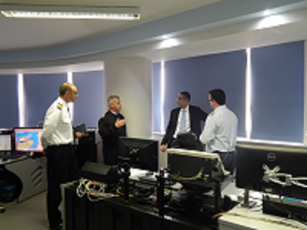 The Minister of Defence of the Republic of Cyprus, visits the JRCC Larnaca and the “ZENON” Coordination Centre