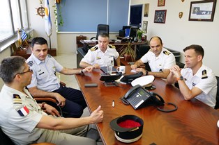 Informative visit of delegation of the  French Mediterranean Maritime Defence Region CECMED