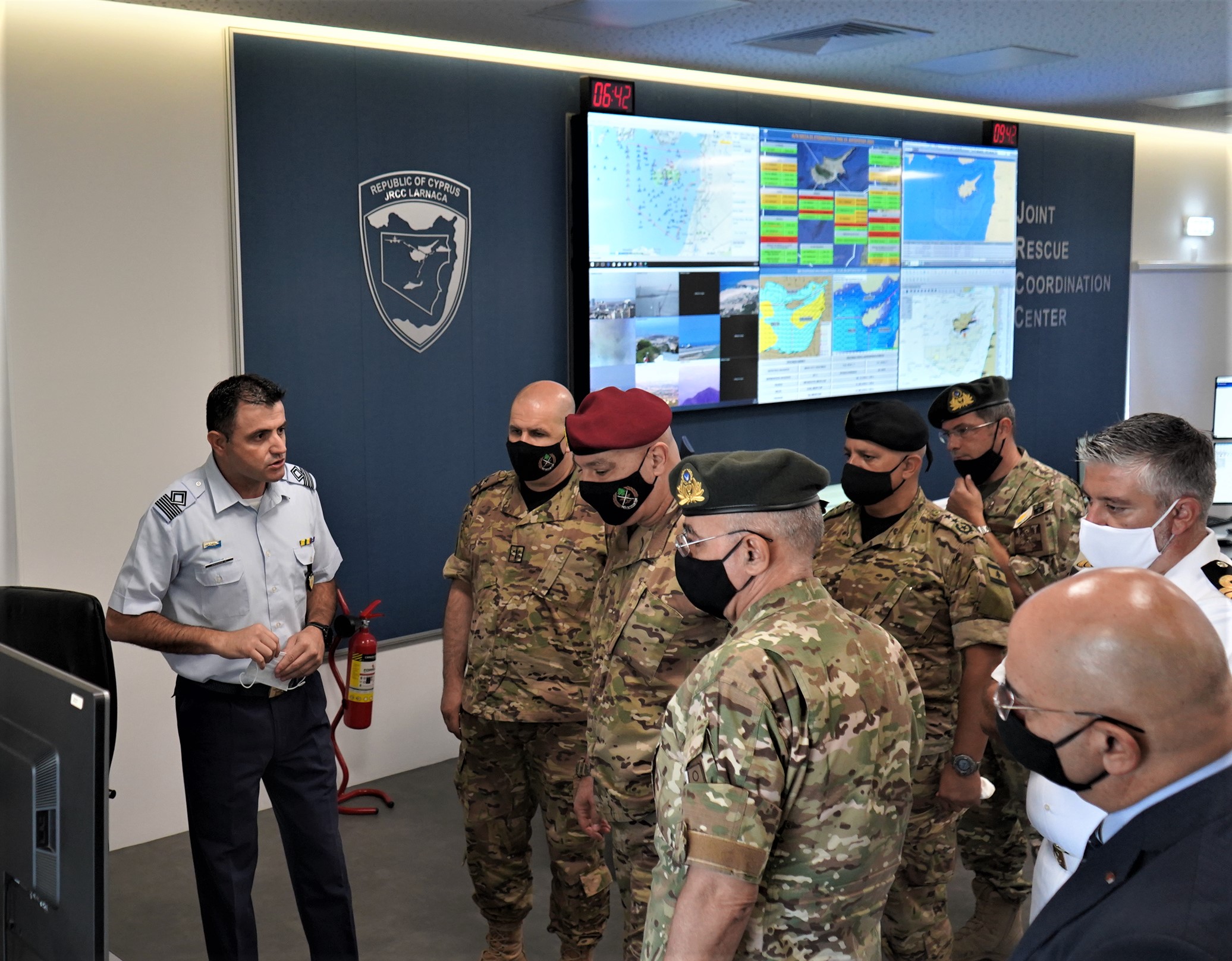 Visit of the Chief of the Lebanese Armed Forces to JRCC 