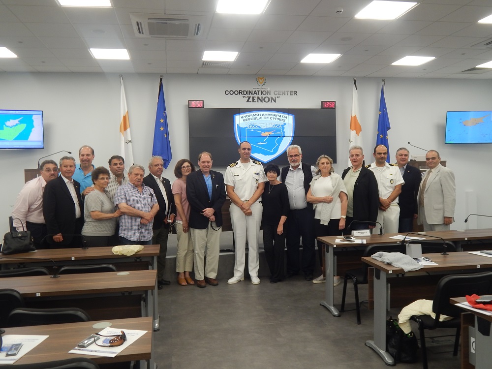 Delegation from AHEPA, visit the JRCC Larnaca