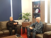 Informative visit of Admiral Fred I. Pyle to ZENON of JRCC