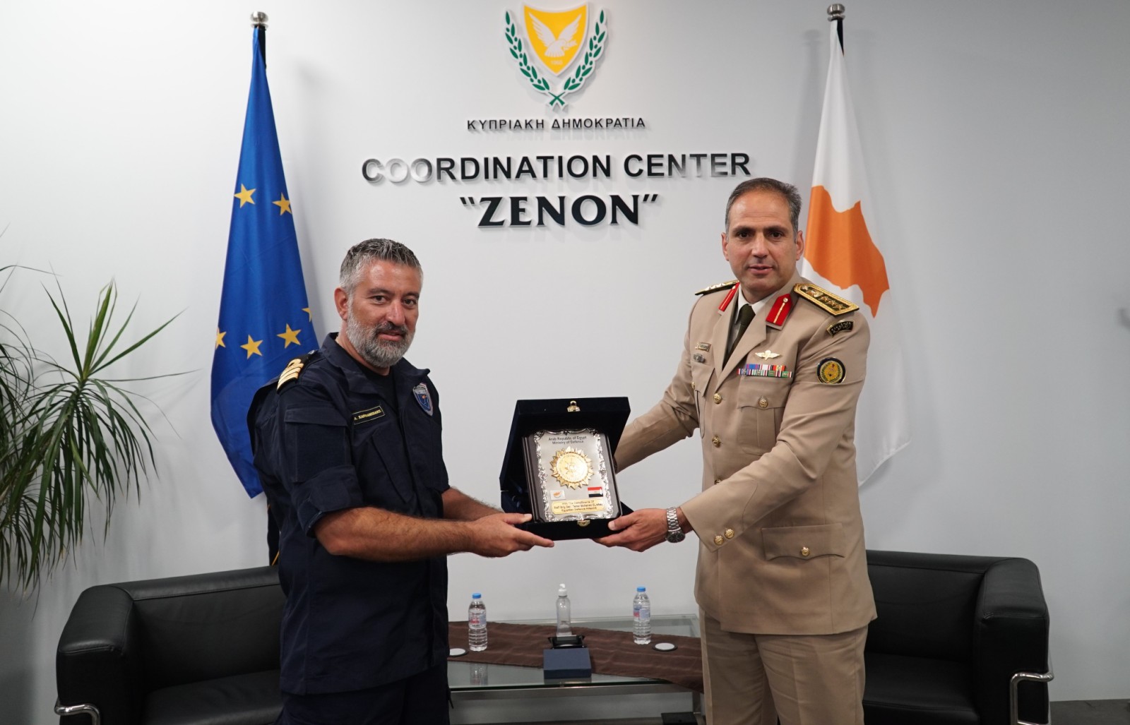 Visit to JRCC of the newly appointed Defense Attache of Egypt in Cyprus
