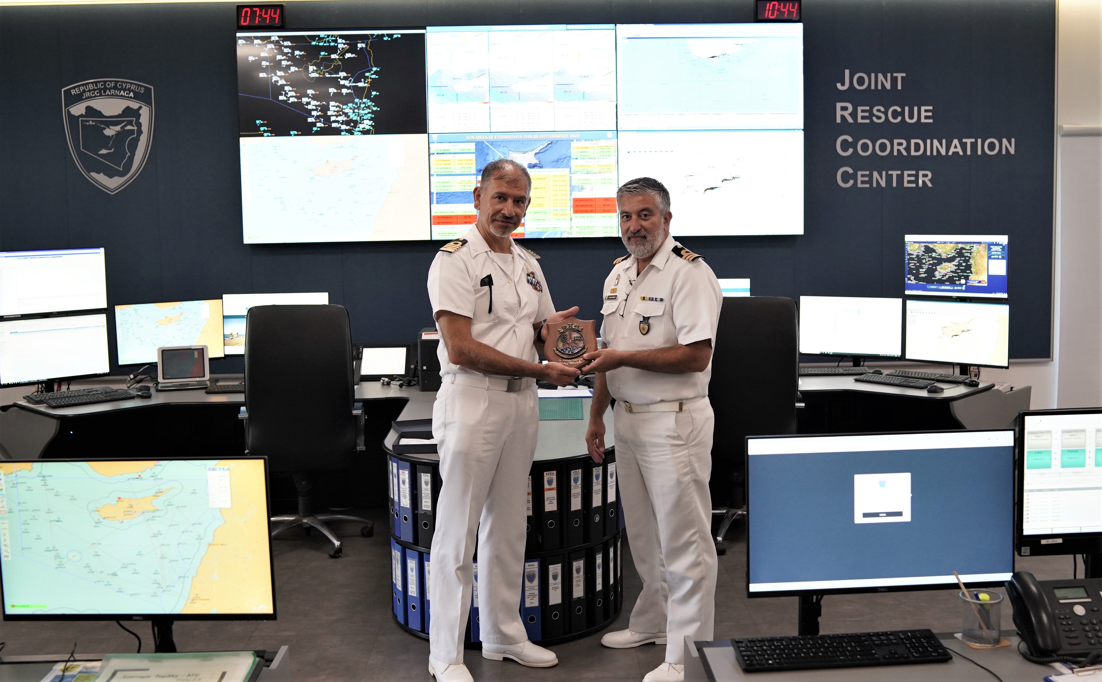 Informative visit of a delegation of the Petty Officer Academy of the Italian Navy to JRCC